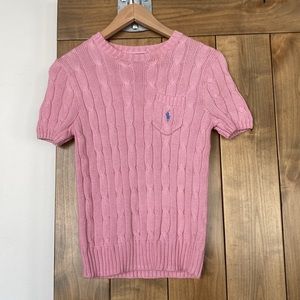 Ralph Lauren polo Pima cotton, short sleeve sweater, shirt